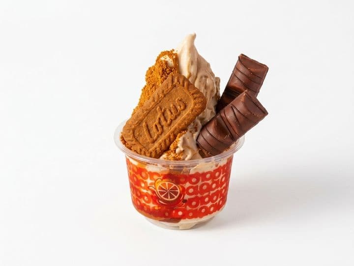 Kinder & Lotus Ice Cream / کندر لوتس