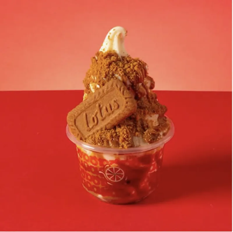 Crispy Lotus Ice Cream / كرسبي لوتس